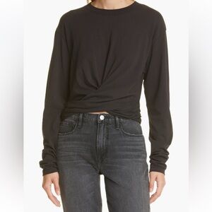 FRAME long sleeve wrap t shirt